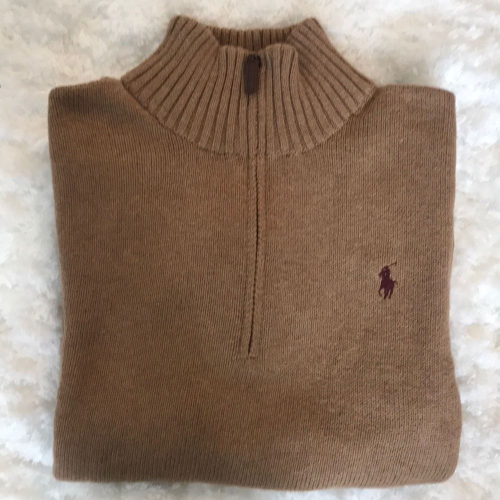 Polo Ralph Lauren Cotton 1/4 Zip Sweater